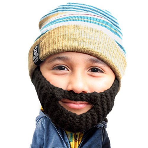 Algopix Similar Product 9 - Beard Head Kid Roro Beard Beanie  Knit