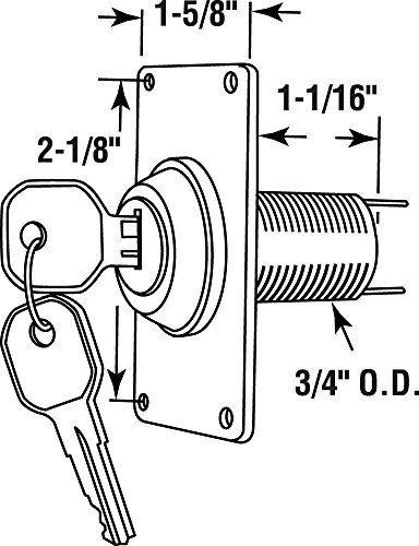 Algopix Similar Product 2 - Prime Line GD52142 Electric Key Lock