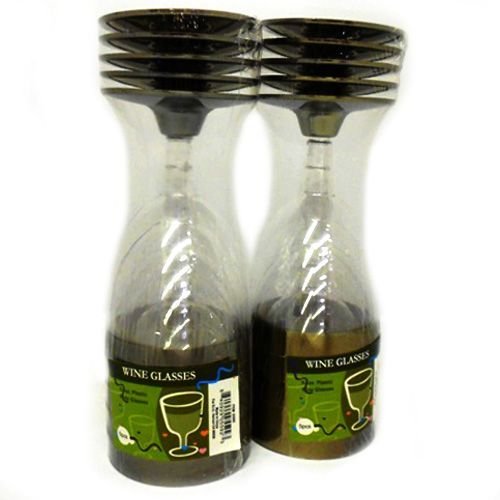 Algopix Similar Product 14 - 5-Pack Plastic Wine Glasses (Pack Of 24)