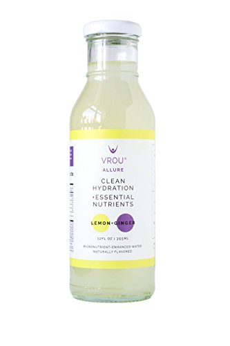 Algopix Similar Product 16 - VROU Water Lemon Ginger 12 Fluid