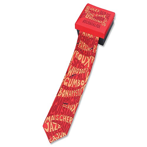Algopix Similar Product 13 - Louisiana Neckties (Red & Gold)