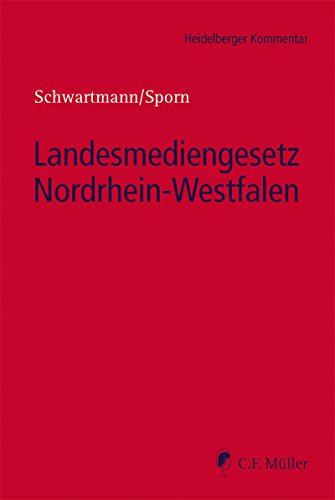 Algopix Similar Product 2 - Landesmediengesetz NordrheinWestfalen