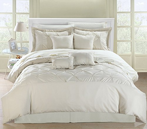 Algopix Similar Product 7 - Chic Home Vermont Beige Queen 12 Piece