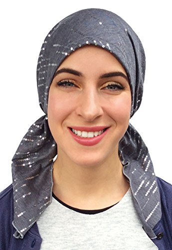 Algopix Similar Product 6 - Pre Tied Fitted Bandana Head Scarf