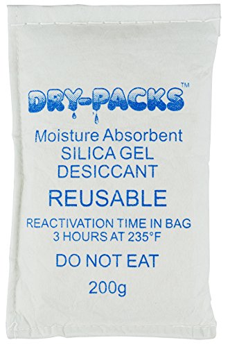 Algopix Similar Product 18 - 200 Gram Silica Gel Packet Cotton 1