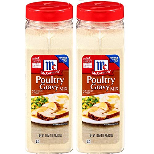Algopix Similar Product 2 - McCormick Poultry Gravy, 18 oz. (2 pack)