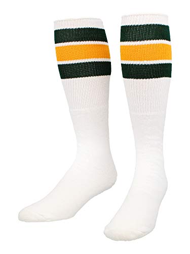 Algopix Similar Product 12 - TCK Retro 3 Stripe Tube Socks Dark