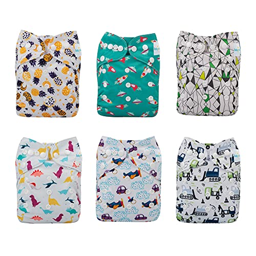 Algopix Similar Product 4 - Babygoal Baby Cloth Diapers Reusable