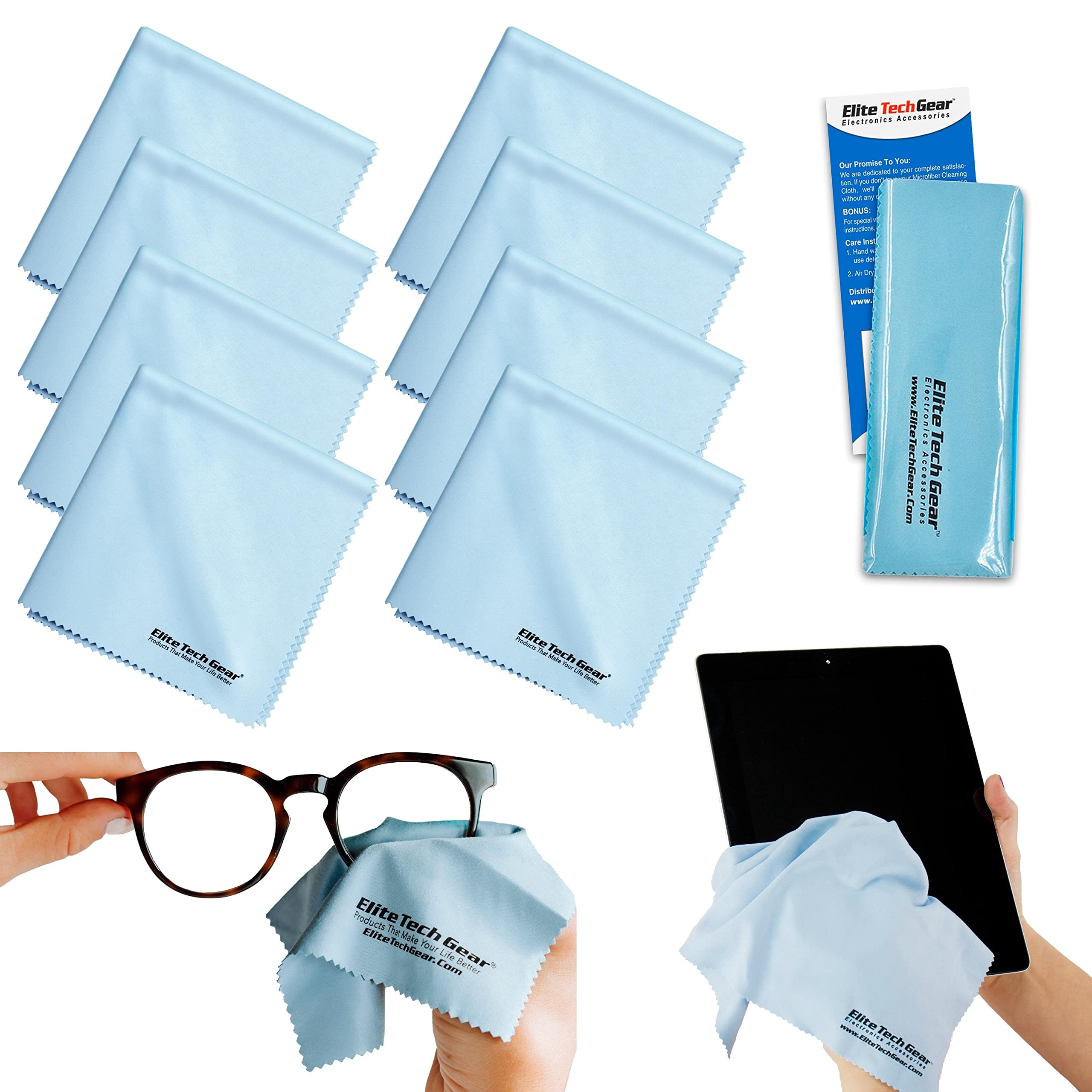 Algopix Similar Product 8 - Elite Tech Gear Microfiber Cloth 