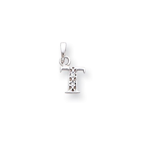 Algopix Similar Product 4 - 14k White Gold Polished 01ct Diamond