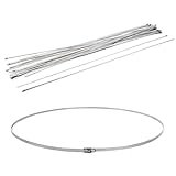 Algopix Similar Product 3 - uxcell Stainless Steel Cable Pipe Tie