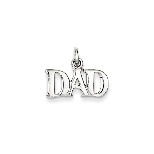 Algopix Similar Product 12 - Sterling Silver Dad Charm