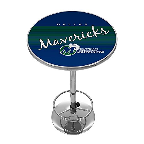 Algopix Similar Product 3 - NBA Dallas Mavericks Chrome Pub Table