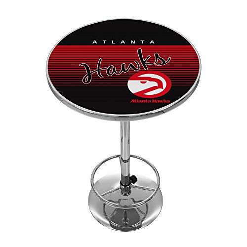 Algopix Similar Product 8 - NBA Atlanta Hawks Chrome Pub Table One