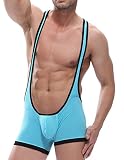 Algopix Similar Product 1 - Cedir Mens Mesh Like Vest Bodysuit