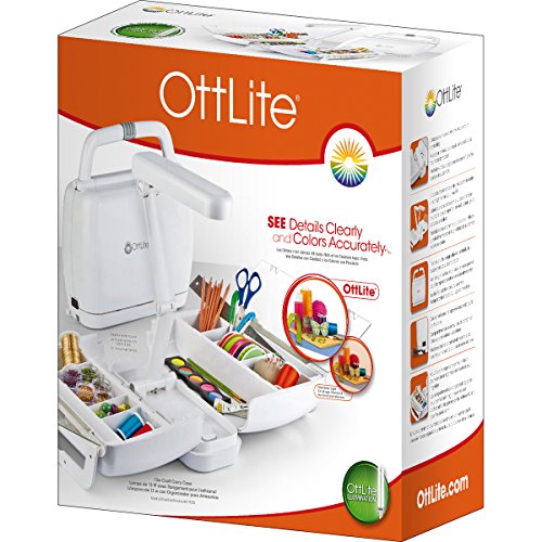 Algopix Similar Product 4 - OttLite Craft Carrying Case with Lamp