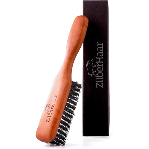 Algopix Similar Product 13 - Beard Brush by ZilberHaar  Stiff Boar