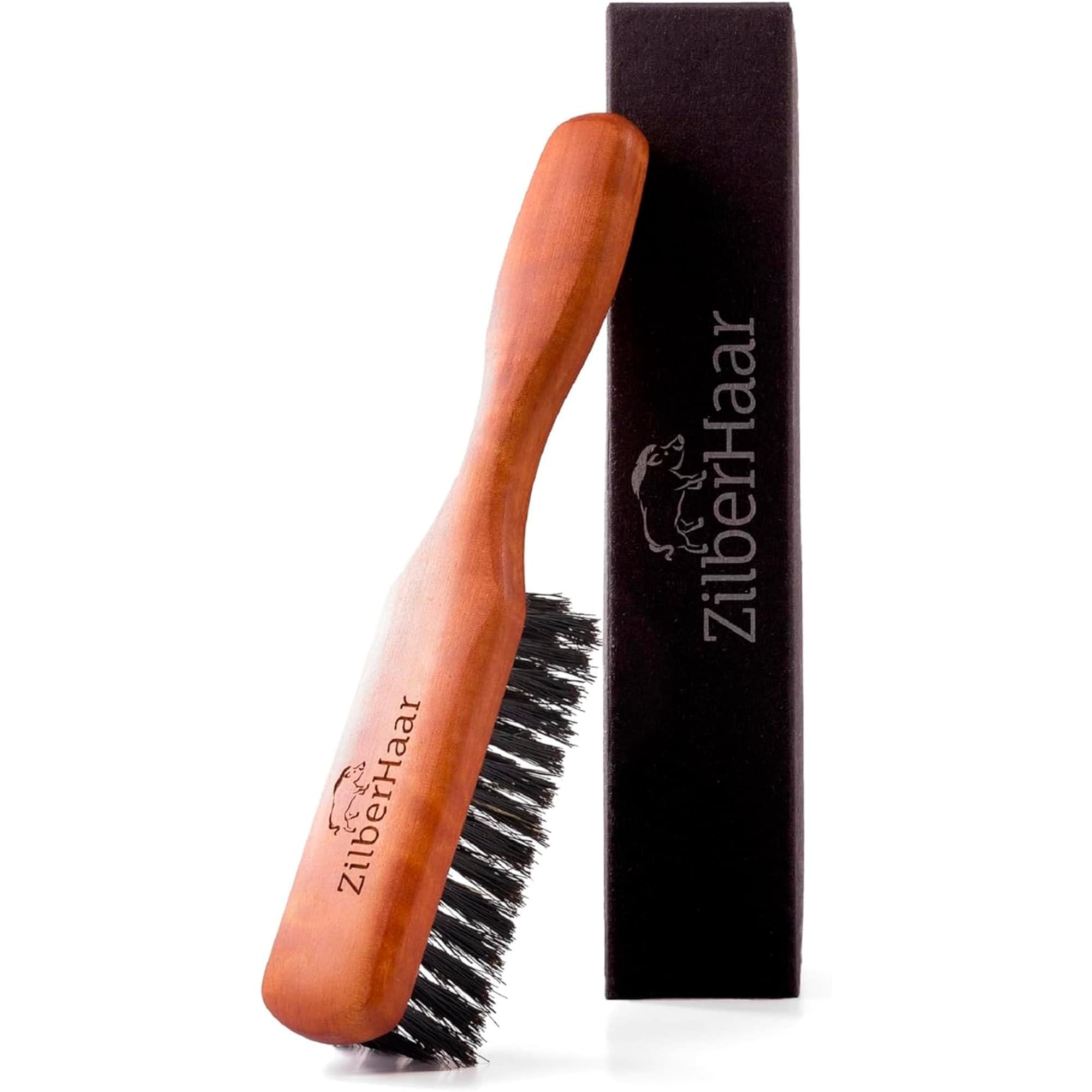 Algopix Similar Product 17 - Beard Brush by ZilberHaar  Stiff Boar
