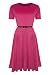 Algopix Similar Product 17 - Oops Outlet Womens Belted Cap Sleeve