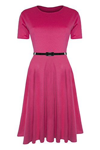 Algopix Similar Product 20 - Oops Outlet Womens Belted Cap Sleeve
