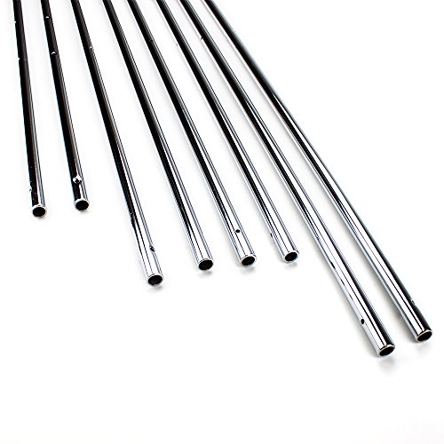 Algopix Similar Product 15 - Brybelly Hollow 58Inch Steel Rods for