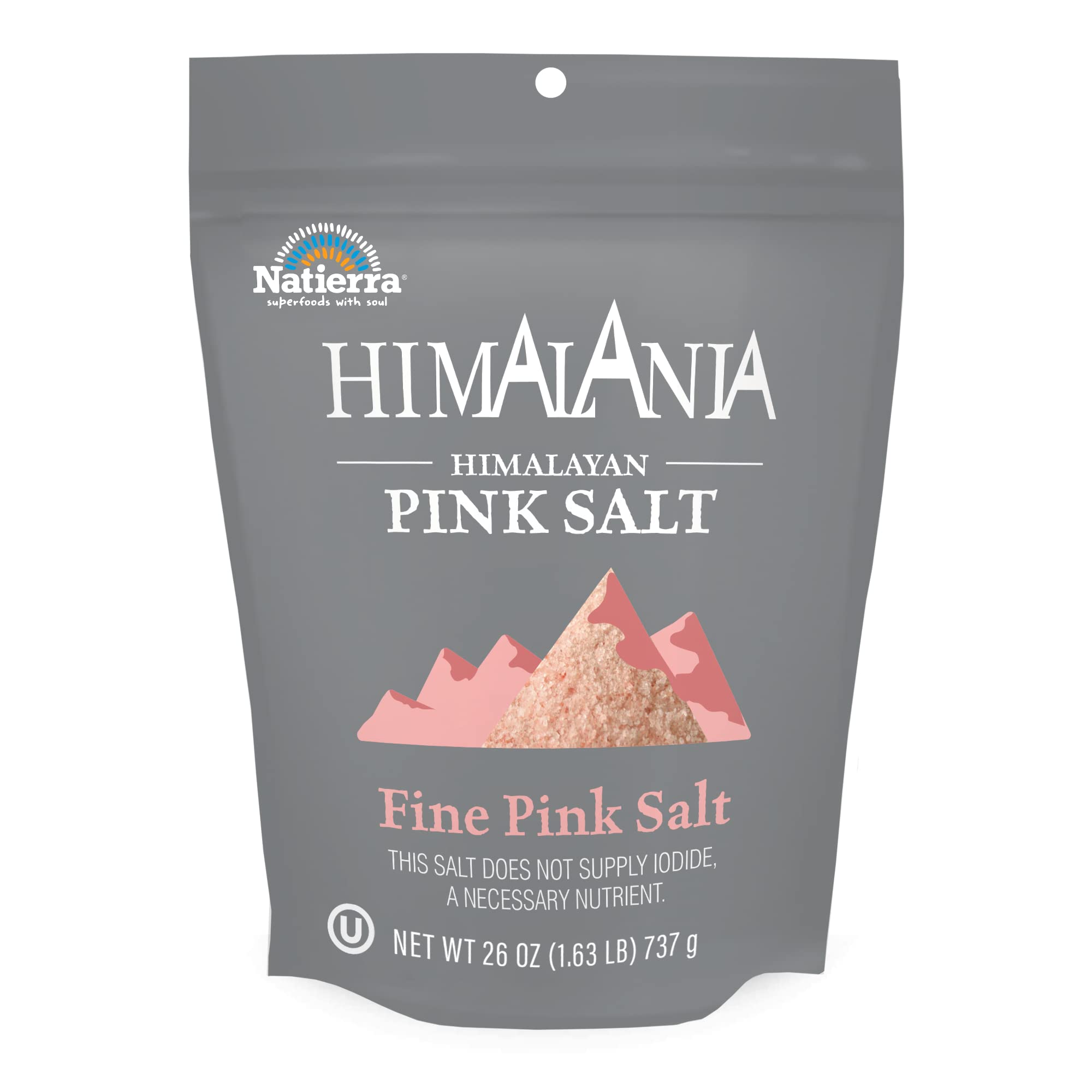Algopix Similar Product 5 - Natierra Himalania Himalayan Fine Pink
