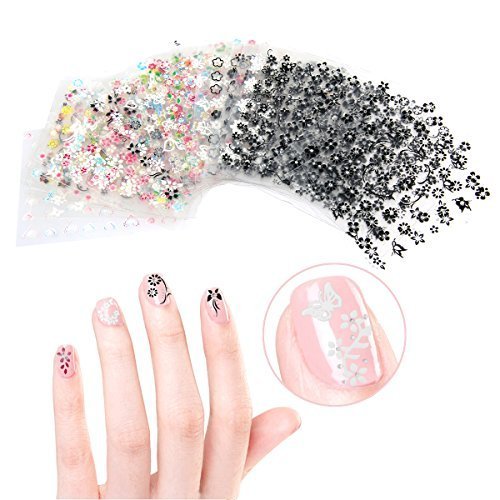 Algopix Similar Product 11 - Tinksky Nail Stickers 3D Design
