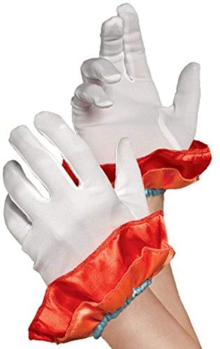 Algopix Similar Product 7 - amscan 840165 White Clown Gloves, 1 Pair