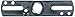 Algopix Similar Product 6 - Crossbar 4in Flat 1/4 Ip Zinc