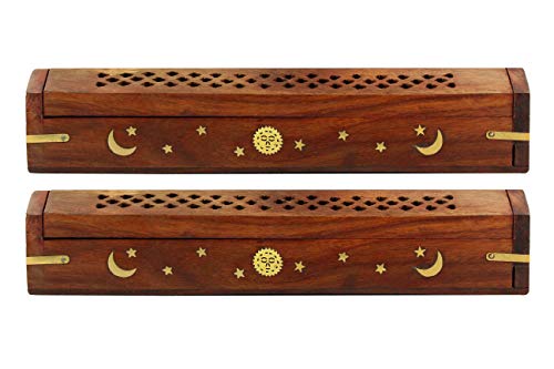 Algopix Similar Product 4 - Sheesham Wood Incense Burner Holder 