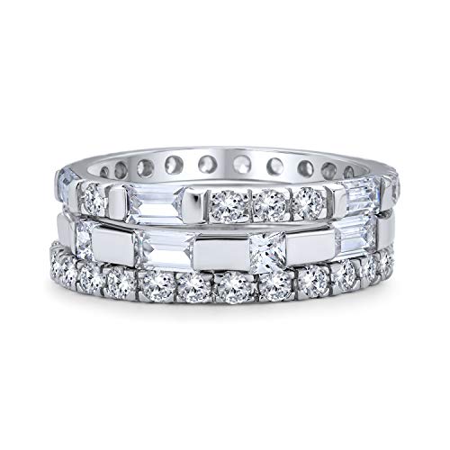 Algopix Similar Product 19 - Bling Jewelry 925 Silver 3 Piece CZ