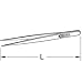 Algopix Similar Product 19 - KS TOOLS Stainless Steel Tweezer