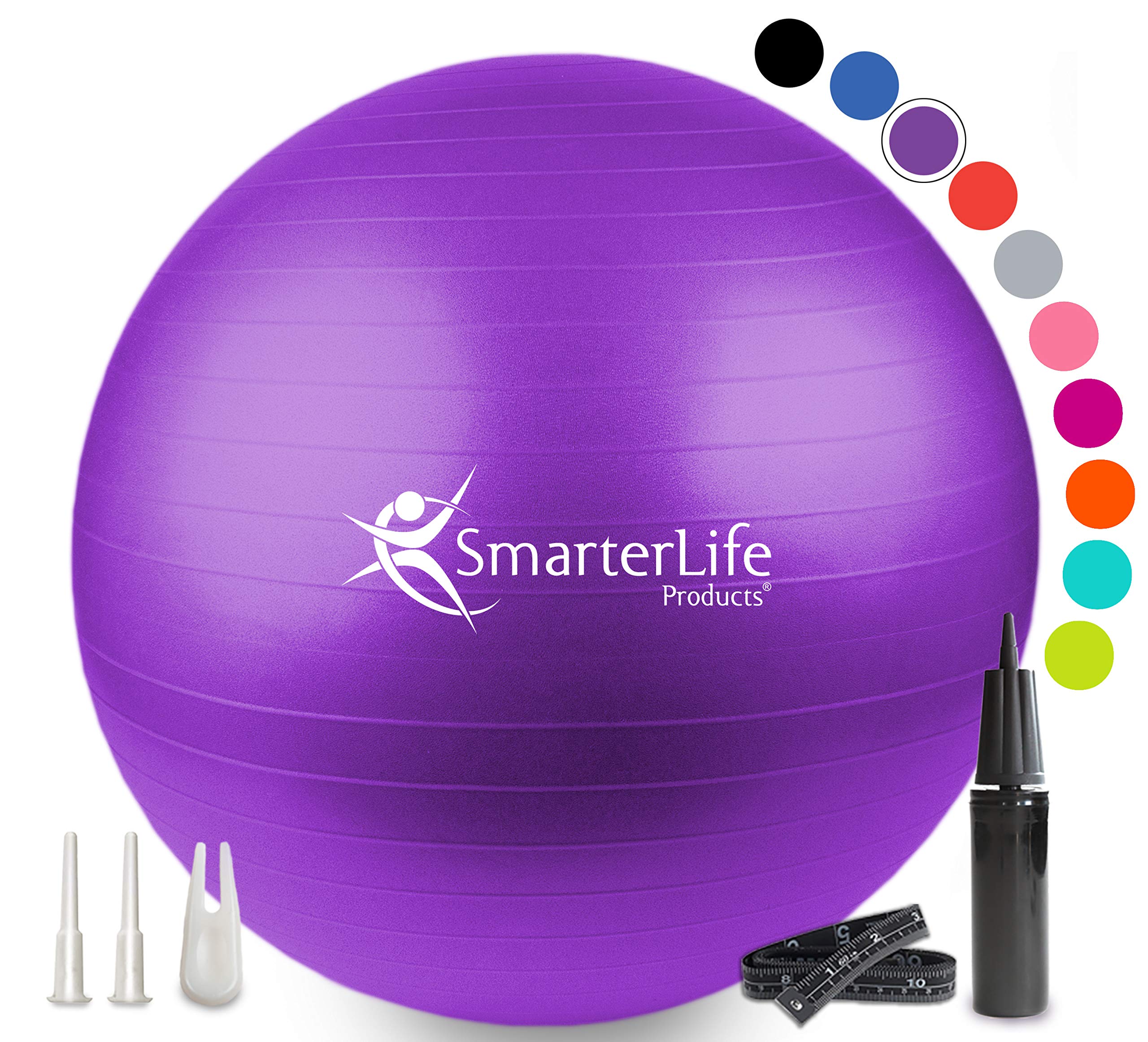 Algopix Similar Product 13 - SmarterLife Exercise Ball Yoga Ball for