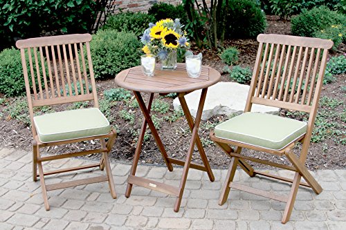 Algopix Similar Product 13 - Outdoor Interiors 3Piece Round Bistro