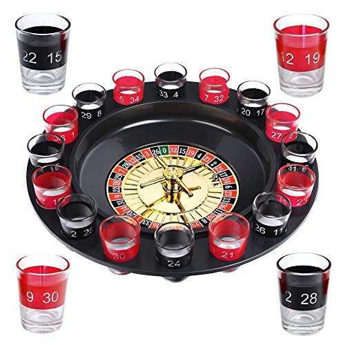 Algopix Similar Product 3 - Evelots Drinking Shot Glass Roulette