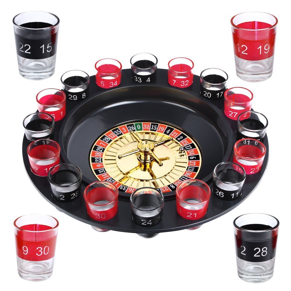 Algopix Similar Product 12 - Evelots Drinking Shot Glass Roulette