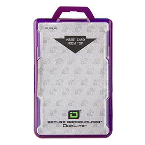Algopix Similar Product 17 - Identity Stronghold Secure Badge Holder