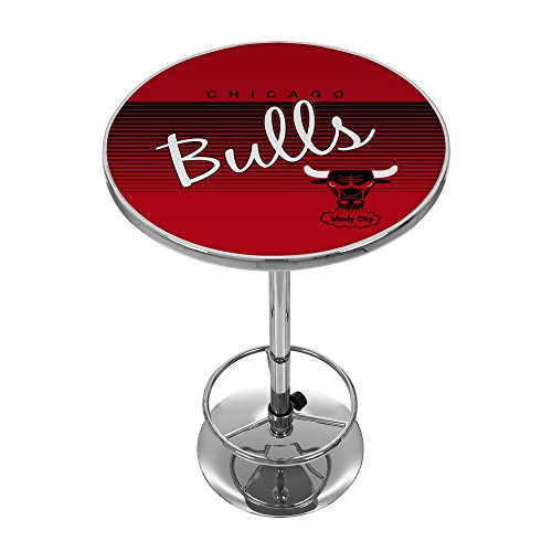 Algopix Similar Product 2 - NBA Chicago Bulls Chrome Pub Table One