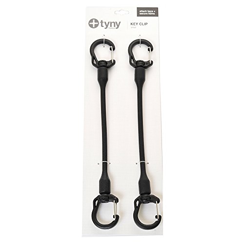 Algopix Similar Product 14 - Tyny Tools Key Clip Bungee: Pair; Black
