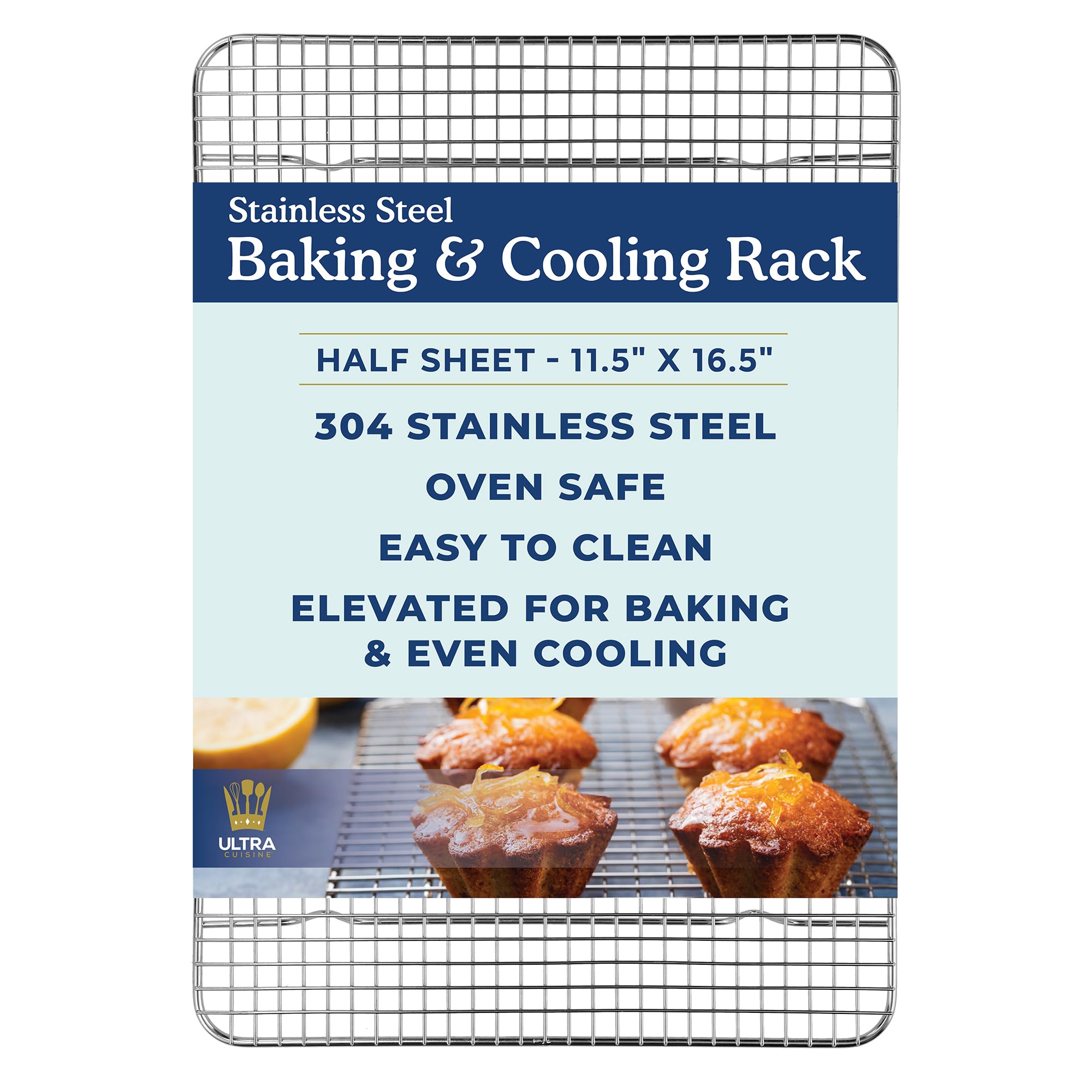 Algopix Similar Product 5 - Ultra Cuisine Heavy Duty Cooling Rack
