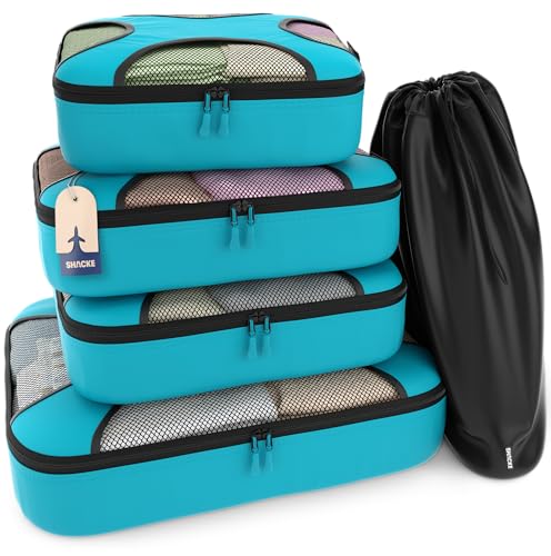 Algopix Similar Product 17 - Shacke Premium 5 Packing Cubes Set 