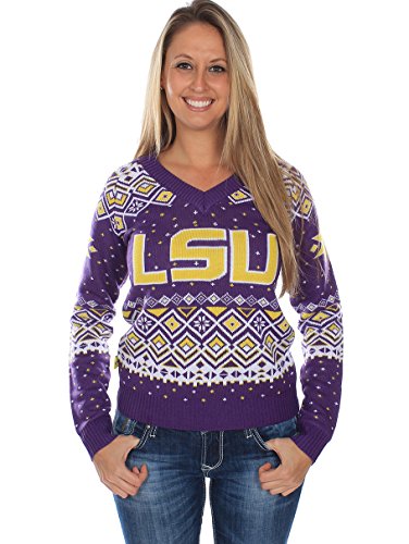 Algopix Similar Product 6 - Women's LSU Tigers Sweater: Small