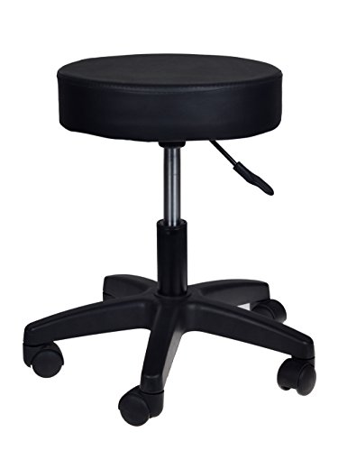 Algopix Similar Product 11 - TMS Adjustable Black Tattoo Salon Stool