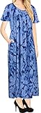Algopix Similar Product 15 - LA LEELA Women Nightgown Sexy Short