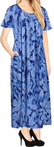 Algopix Similar Product 12 - LA LEELA Women Nightgown Sexy Short