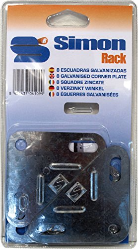 Algopix Similar Product 7 - Simonrack Blister 8 Corner Plates, White