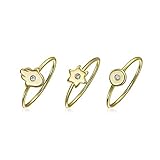 Algopix Similar Product 8 - Minimalist Delicate CZ Accent Celestial