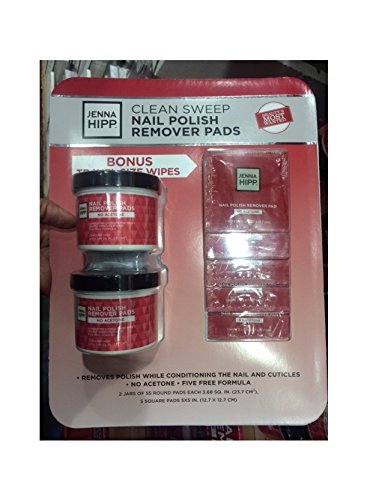 Algopix Similar Product 3 - Jenna Hipp Nail Polish Remover Pads 55