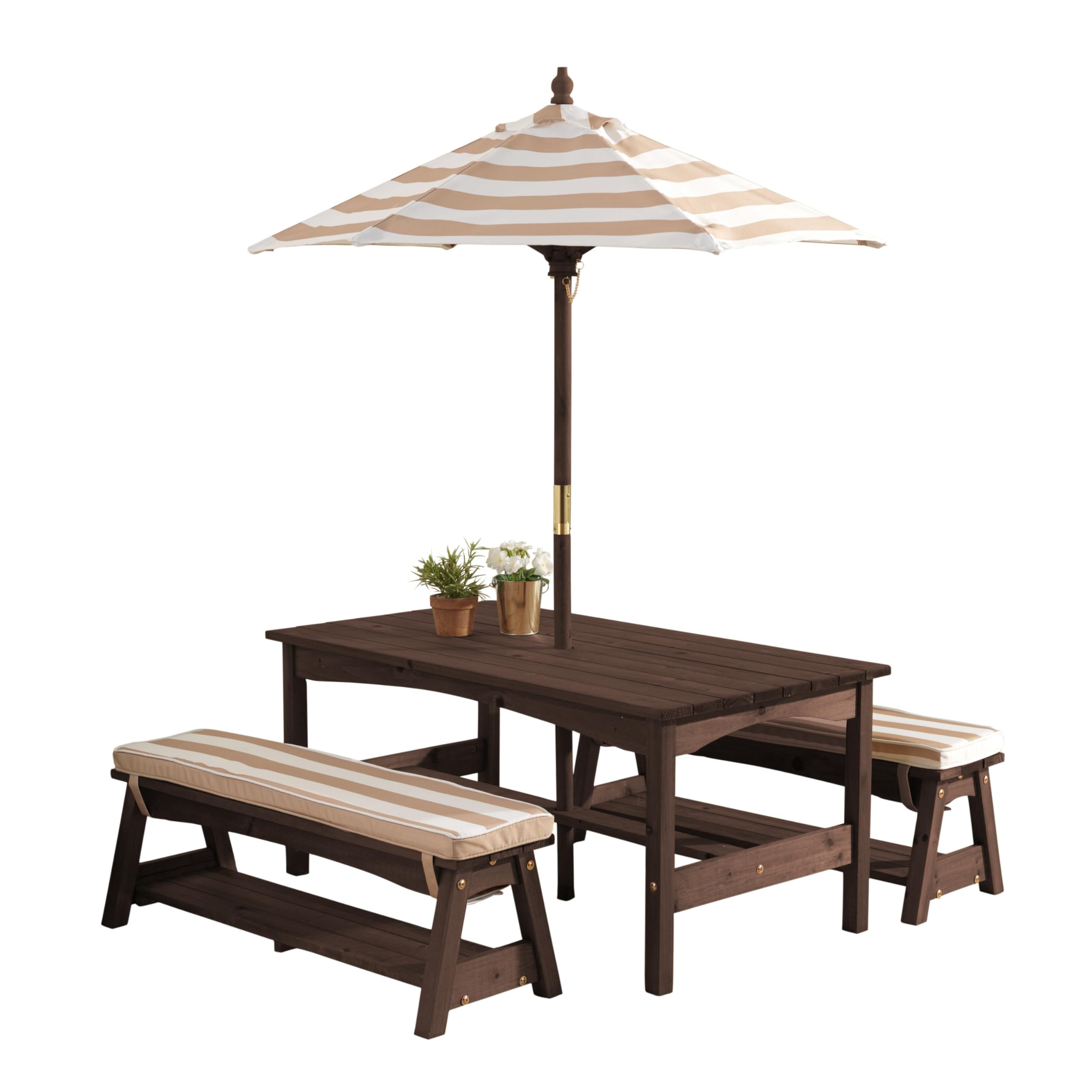 Algopix Similar Product 6 - KidKraft Outdoor Wooden Table  Bench