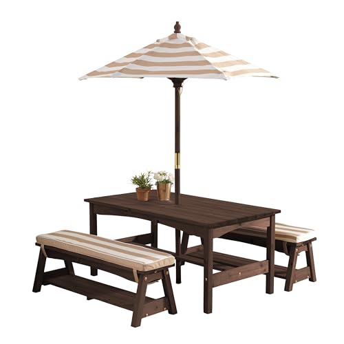 Algopix Similar Product 18 - KidKraft Outdoor Wooden Table  Bench
